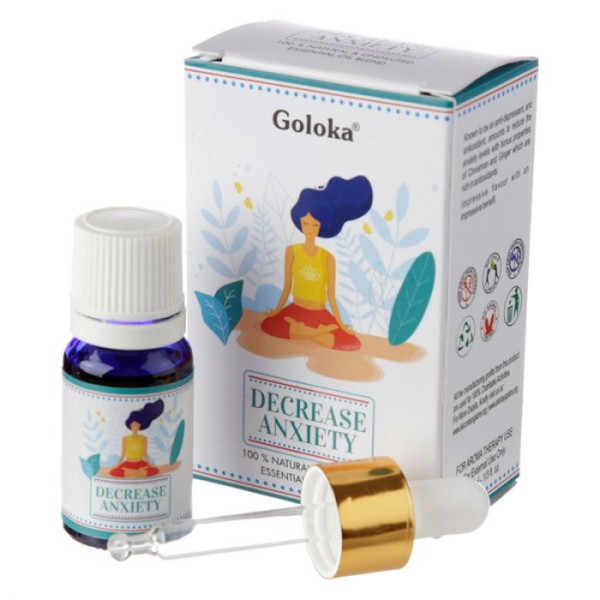 Olejek eteryczny z mieszanki Goloka z pipetką zmniejszający niepokój 10 ml