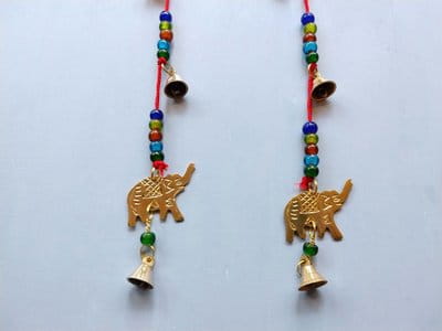 Dzwonek dekoracyjny Słoń przynoszący fortunę.