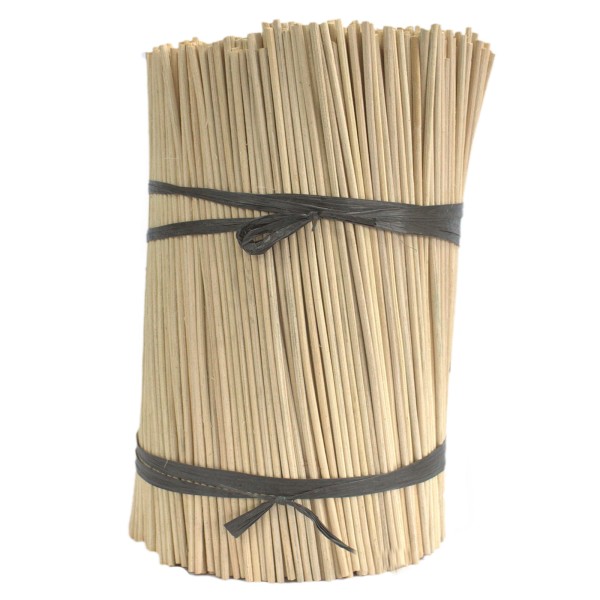 Naturalne Patyczki Ratanowe -25cm x 3mm - 20 szt
