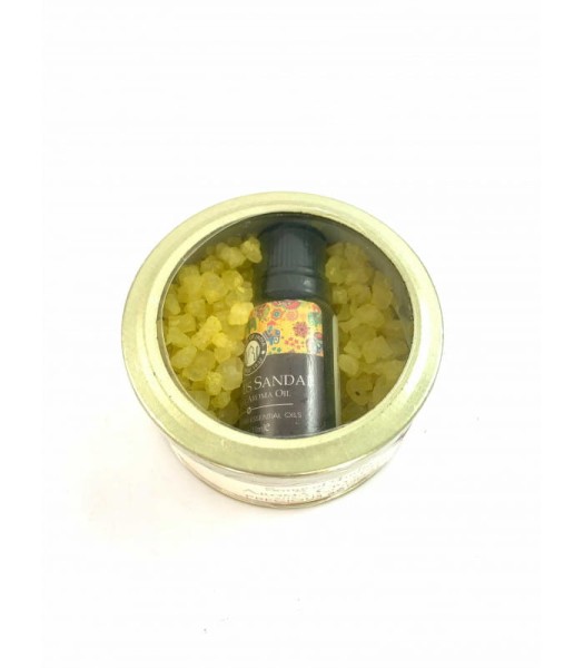 Sandałowe Zapachowe Kryształki 70 g i Olejek zapachowy 10 ml Aroma Crystals  Song of India