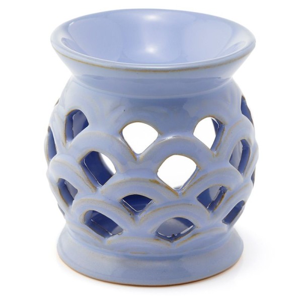 Ceramiczny podgrzewacz do olejków  "Eden" niebieski