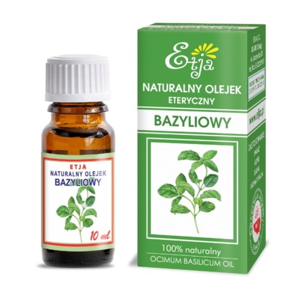 Olejek bazyliowy, bazylia 10ml Etja