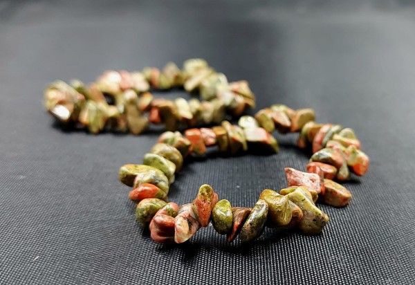 Bransoletka z Kamieni - JASPIS / Jasper ZIELONY