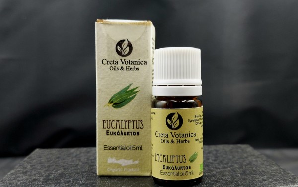 Olejek eteryczny eukaliptusowy Eucalyptus officinalis 5ml CRETA VOTANICA BIO ORGANICZNY