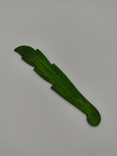 Podstawka pod kadzidełka  Listek kolor jasnozielony