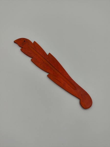 Podstawka pod kadzidełka  Listek kolor pomarańczowy