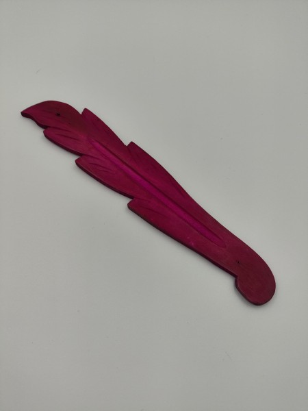 Podstawka pod kadzidełka Listek kolor różowy