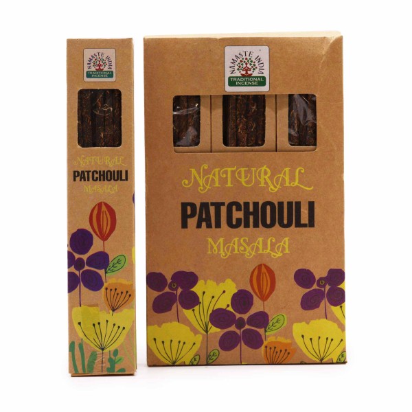 Naturalne Botaniczne Kadzidełka Masala - Paczula