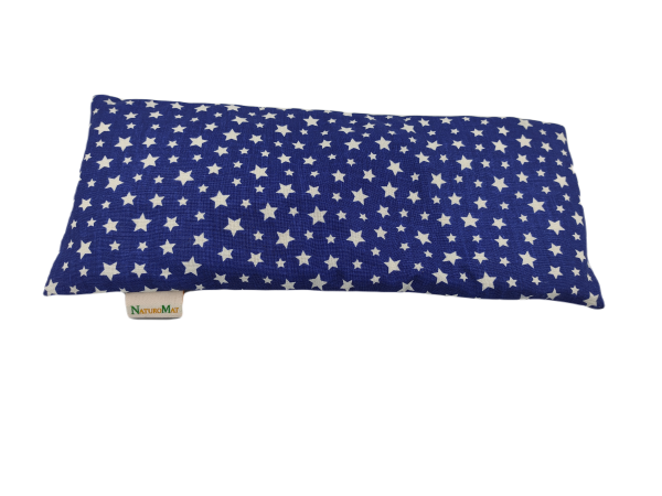 Naturalna poduszka na oczy relaksacyjna z Lawendą 65g 26x11cm wzór Gwiazdki