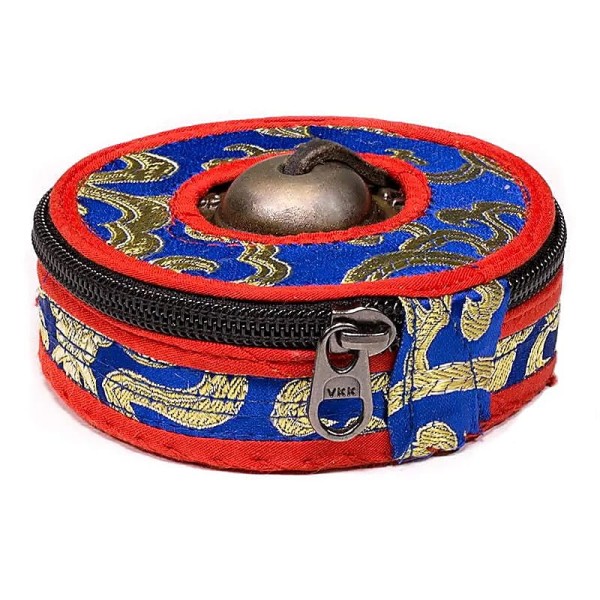 Pokrowiec, Futerał na Tingshe niebieski/czerwony Mały 7,5 cm