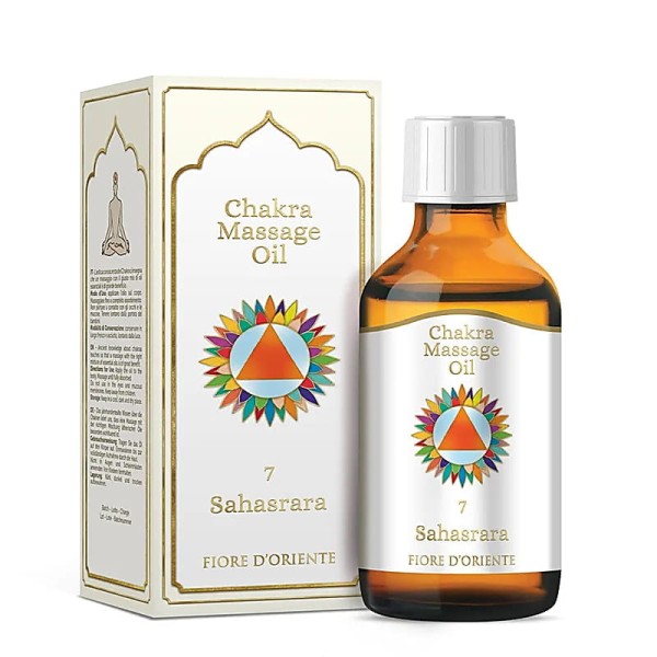 Olejek do masażu czakra korony Sahasrara 100 ml