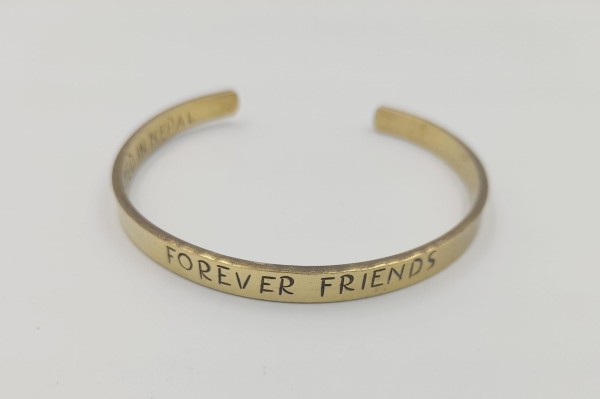 Inspirująca Bransoletka z Mosiądzu Forever Friends