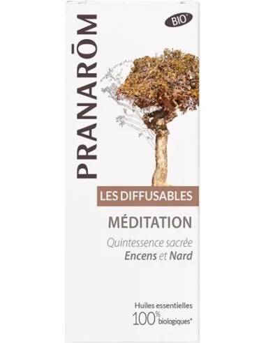 Mieszanka olejków eterycznych MEDITATION do dyfuzora 30ml PRANARÔM BIO