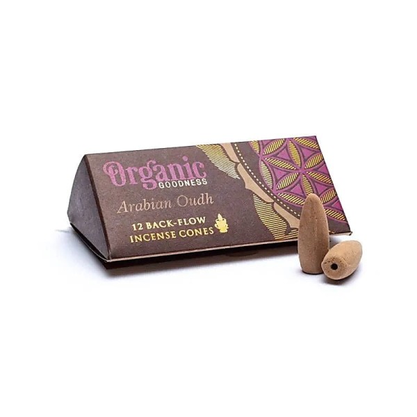 Kadzidełka Backflow z przepływem zwrotnym Arabian Oudh Organic Goodness