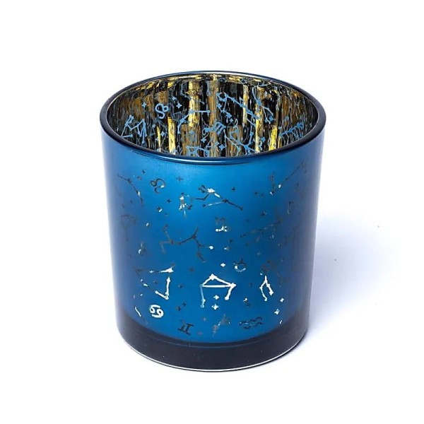 Świecznik konstelacje na telighty i świece 7,3 x 8 cm