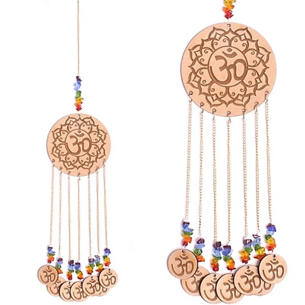 Wisiorek, zawieszka Dekoracyjna Feng Shui OHM 40x8 cm