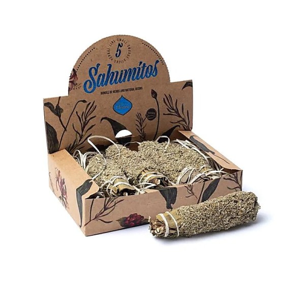 Kadzidło w pęczku Sagrada Madre Maha Sahumitos Biała Szałwia 5szt.