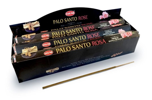 Kadzidełka sześciokątne Masala - Palo Santo-Rose Hem