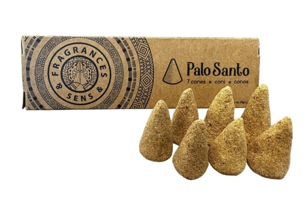 Kadzidełka stożkowe Palo Santo 7 szt