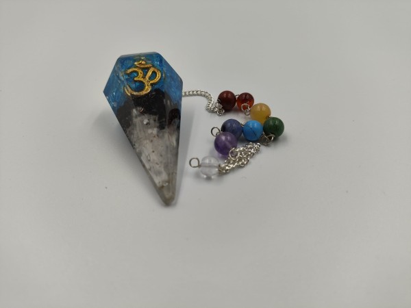 Wahadełko z Orgonitem Czakry - Om Larvikit