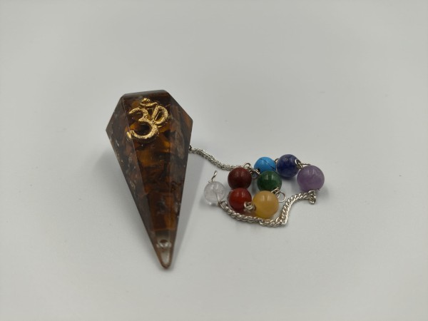 Wahadełko z Orgonitem Czakry - Om Tygrysie Oko