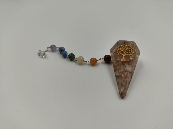 Wahadełko z orgonitem czakry Drzewo Życia