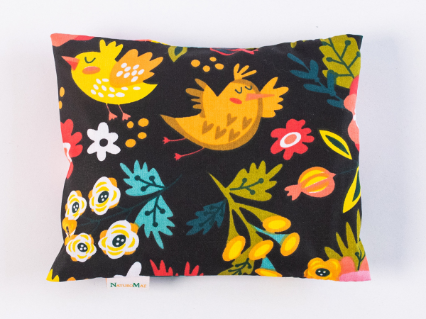 Poduszka na oczy z lawendą i łuską gryki – relaks, joga, handmade, naturalna