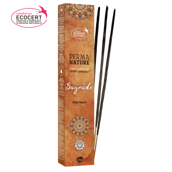 Kadzidełka Perma Nature Sagrado - Palo Santo  Ecocert - 15g