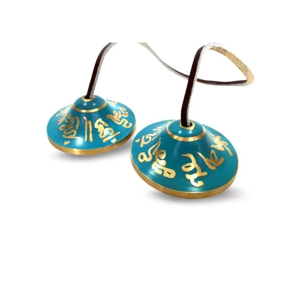 Dzwonek mosiężny  Tingsha, Czakra gardła – niebieski