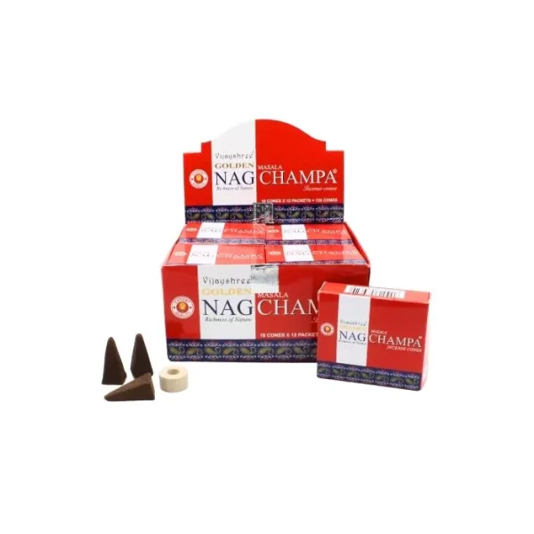 Kadzidełka Stożkowe Golden Masala Nag Champa