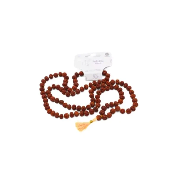 Różaniec Buddyjski Rudraksha Mala - 108 koralików