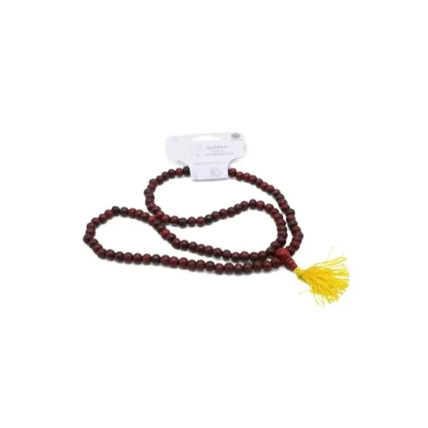 Drewniana buddyjska Mala - 108 koralików