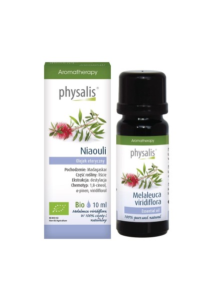 Olejek eteryczny BIO Physalis - Niaouli, Madagaskar 10ml 