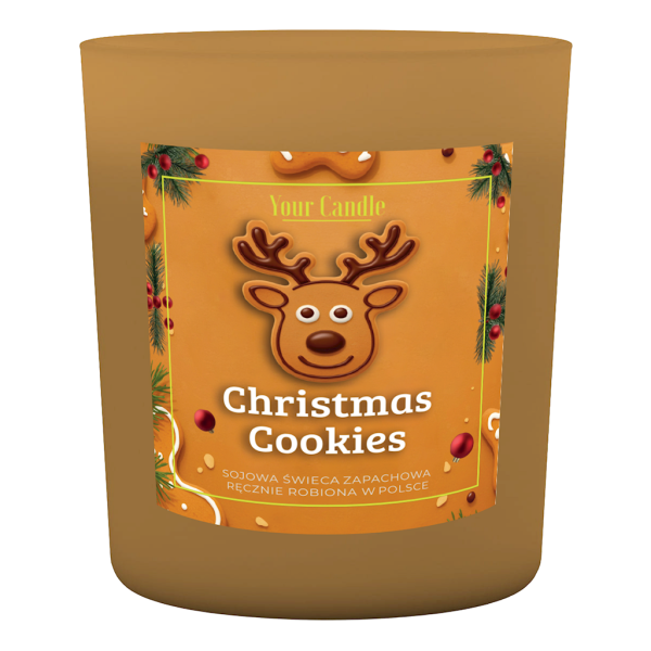 Świeca sojowa zapachowa - Christmas Cookies, Świąteczne Ciasteczka 180ml 