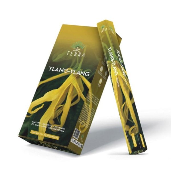 Kadzidło Terra Ylang-Ylang hexa bez węgla drzewnego 30g