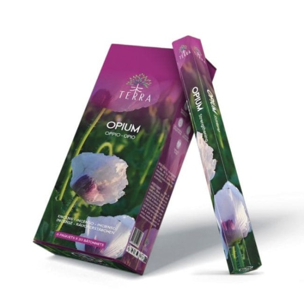 Kadzidło Terra Opium hexa bez węgla drzewnego 30g