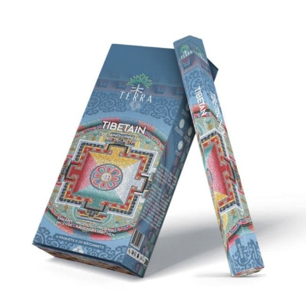 Kadzidło tybetańskie Terra Tibetan bez węgla drzewnego 30g