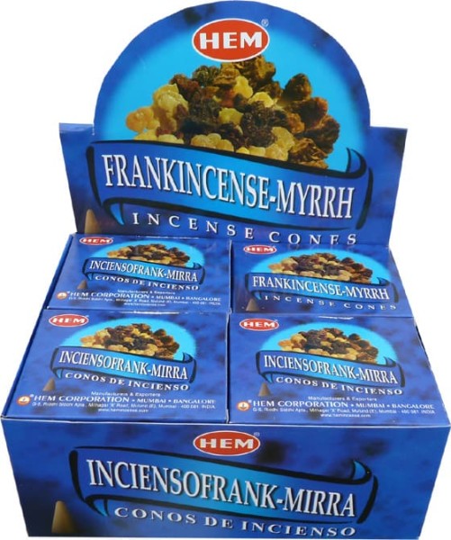 Kadzidło stożkowe Frankincense i Mirra Hem