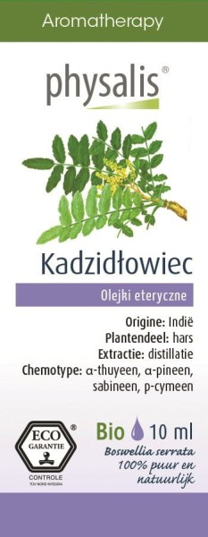 Olejek eteryczny BIO Physalis - Kadzidłowiec, Frankincense, Boswellia serrata 10 ml