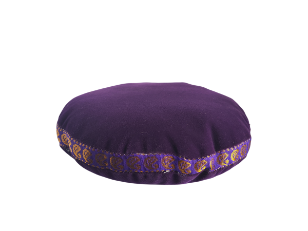 Poduszka pod misę - Aksamitna - Fioletowa - 16cm