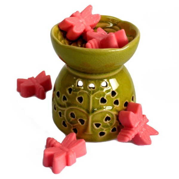 Ceramiczny Kominek Zapachowy - Drzewo Życia - Limonka